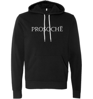 Black Pullover Hoodie that says PROSOCHÉ