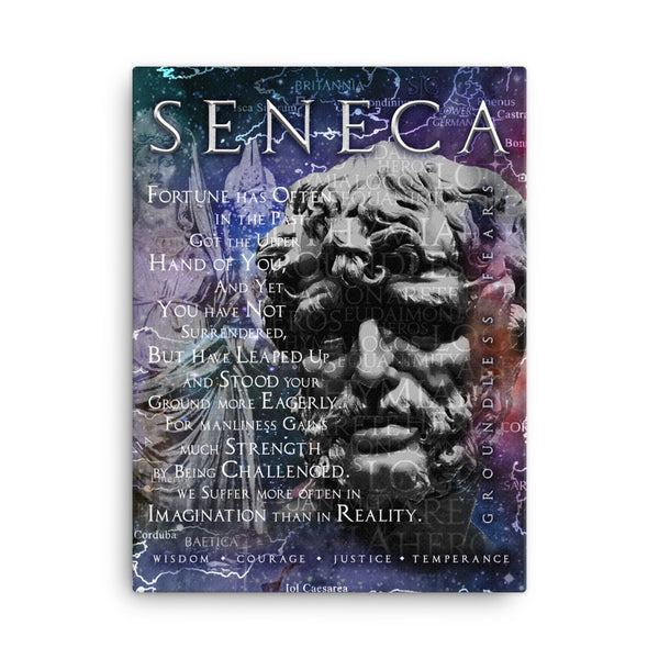 SENECA GROUNDLESS FEARS CANVAS PRINT 18X24