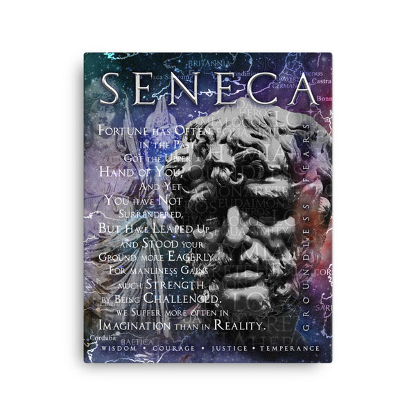 SENECA GROUNDLESS FEARS CANVAS PRINT 16X20