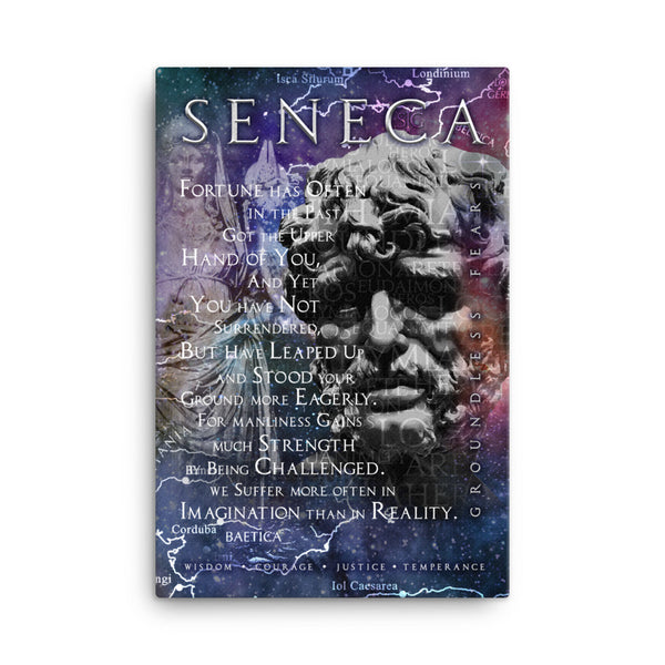 SENECA GROUNDLESS FEARS CANVAS PRINT 24X36